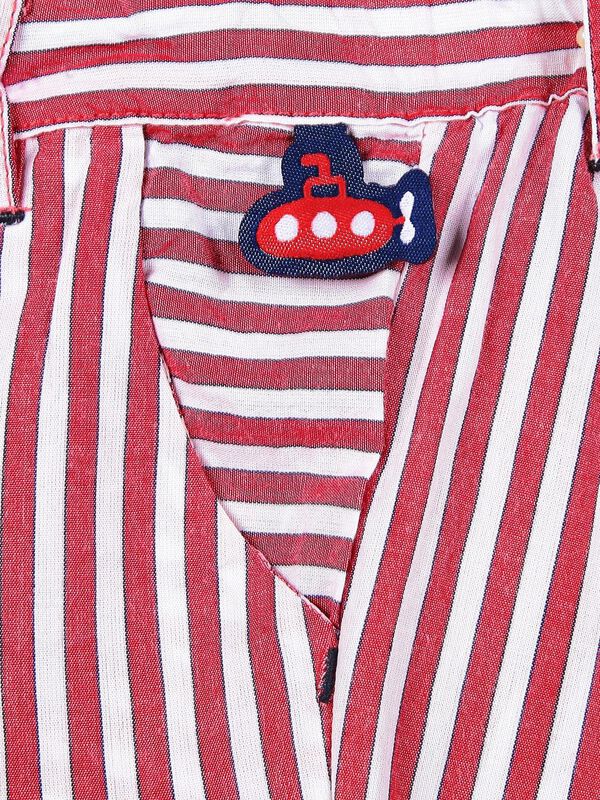 Red And White Striped Shorts image number 3